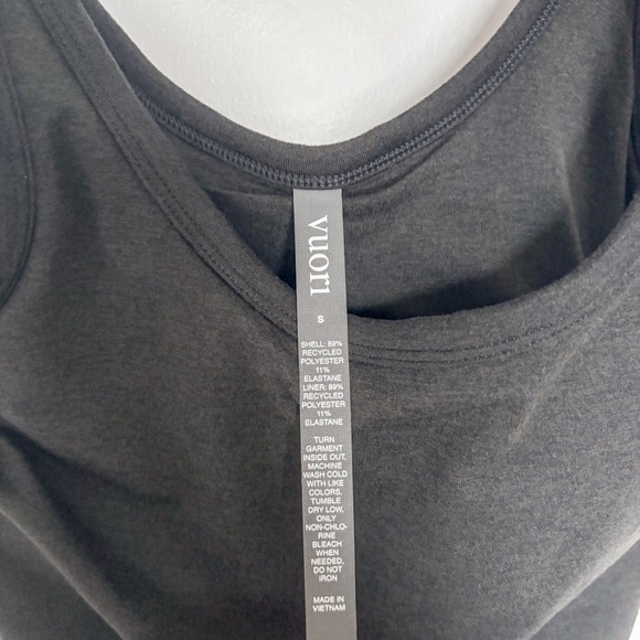 vuori Halo Essential Dress Black Heather Midi - Picture 5 of 7